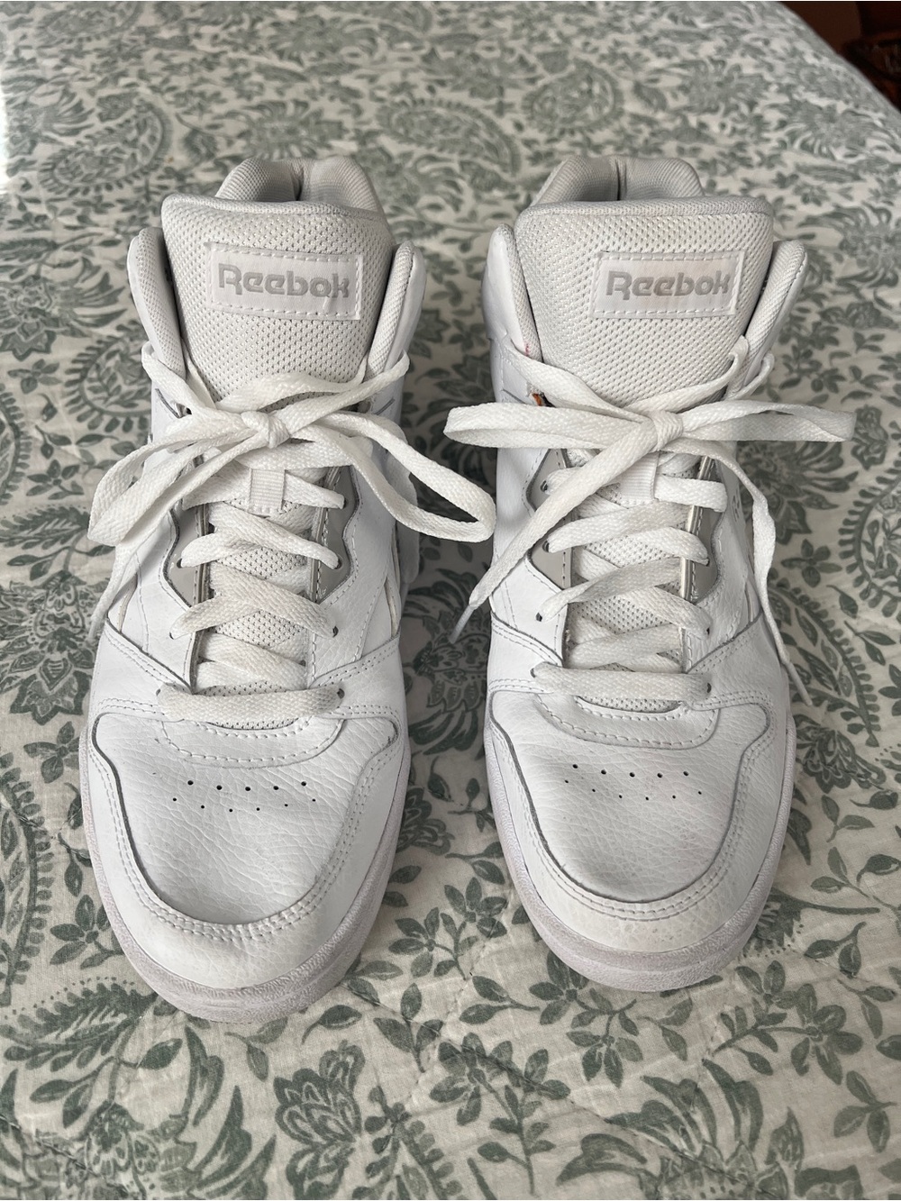 Reebok High Tops, White, Size 10